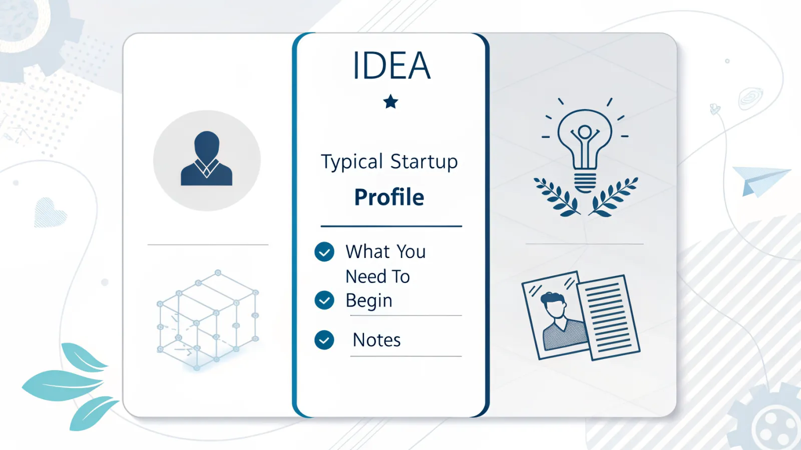 Comparison infographic setting out low-startup-cost small business ideas and what is needed to get started.